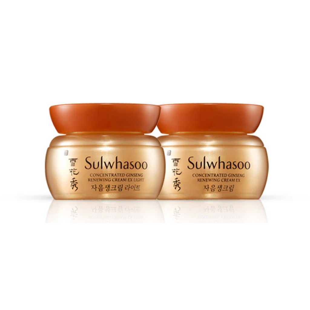 Sulwhasoo Gentle Cleansing Water Large Capacity 400ml + Concentrated Ginseng Renewing Cream GWP 2 types