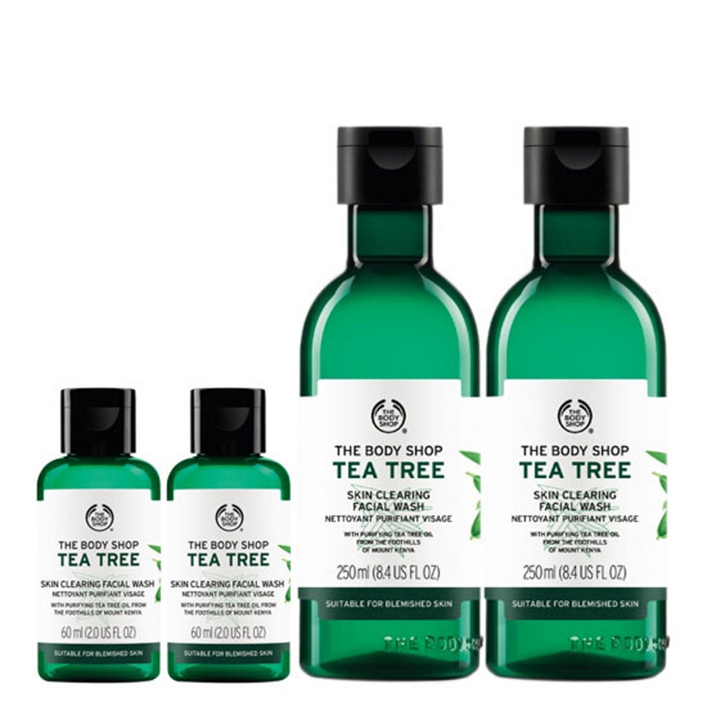 The Body Shop Tea Tree Skin Clearing Facial Wash Set 2ea