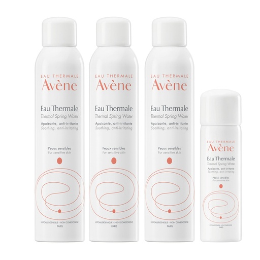 [SKU_30VWPT5_6T7ZW2H] Avene Eau Thermal Mist 300ml x 3p + 50ml Set