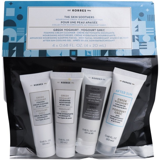 [SKU_1X4YTW_5R3V32] Cores The Skin Soother Nourishing Greek Yogurt Travel Set of 4
