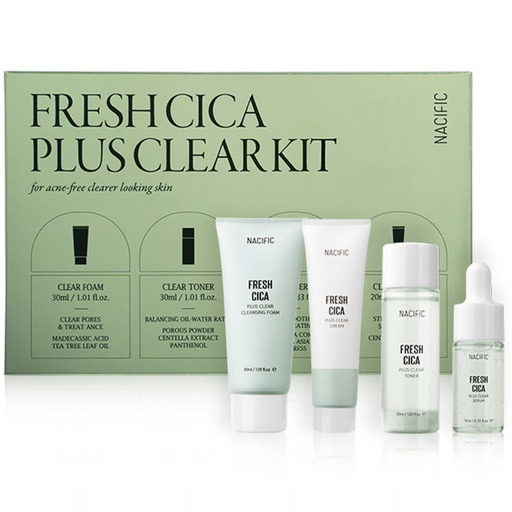 [SKU_36MFW5I_7PCGDS0] Necipic Fresh Cica Plus Skin Care Clear Kit Travel Set