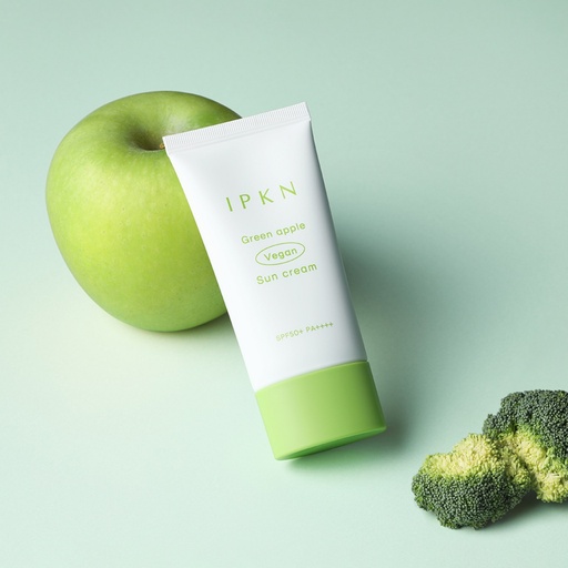 [SKU_30FRZBA_6QGRVND] IPKN Green Apple Vegan Sun Cream SPF50+ PA++++