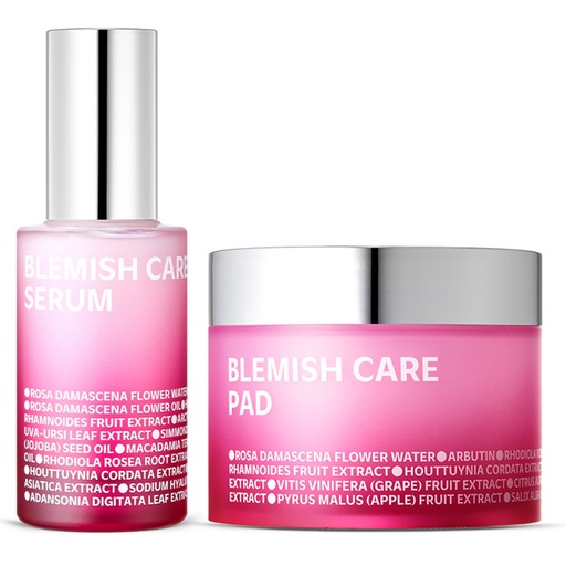 [SKU_32AL1DW_71NLY6U] ISOI Blemish Care Up Blemish Serum 35ml + Blemish Pad 60p Set