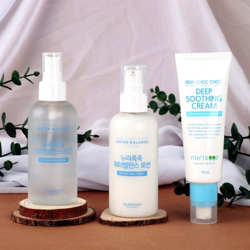 [SKU_P79EPW_178QY8O] Nurisup Nuri Moist Chok Water Balance Skin Lotion Cream Set