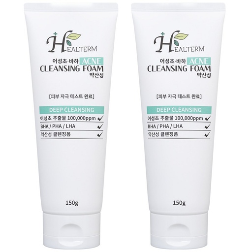 [SKU_2VUHOGM_5X3KGUN] Hiltem Eoseongcho Baha Acne Mildly Acidic Cleansing Foam 150g