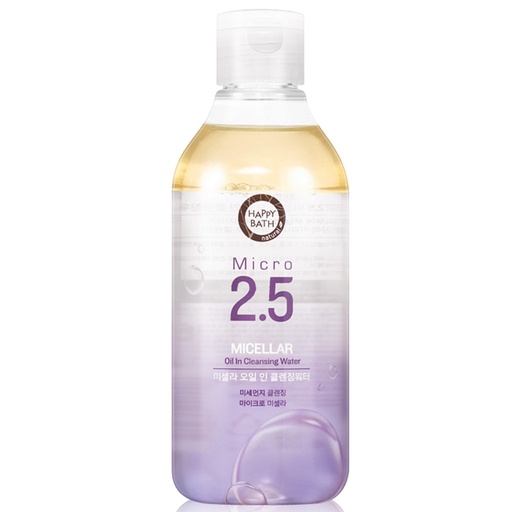 [SKU_3DTQFA_3XKO24] Happy Bath Micro 2.5 Micellar Oil In Cleansing Water